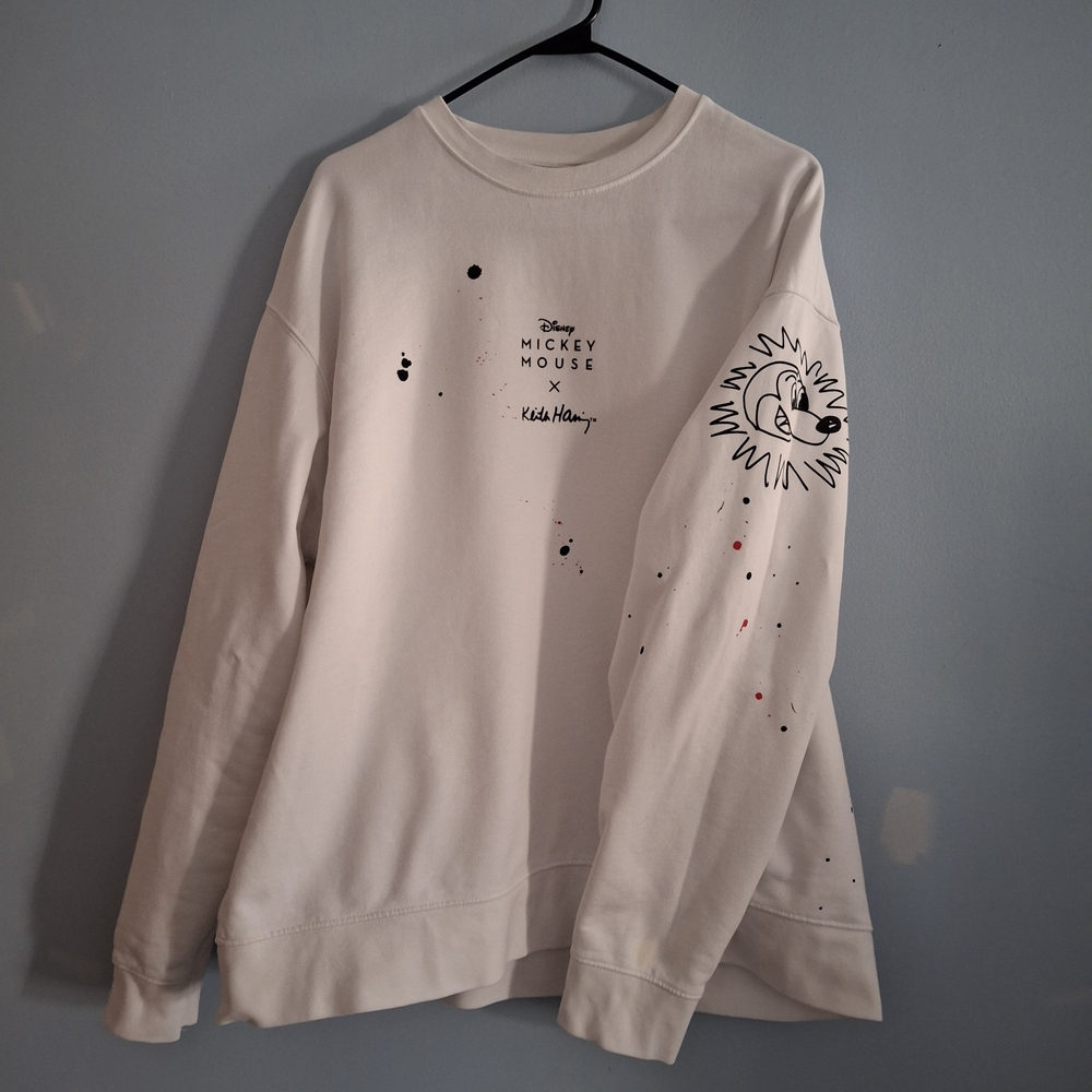 Zara x Disney Mickey Mouse x Keith Haring Sweatshirt Crewneck